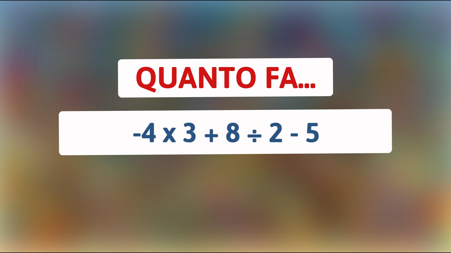 "Svela il Mistero: Solo i Veri Geniali Risolvono Questo Semplice Indovinello Matematico!""