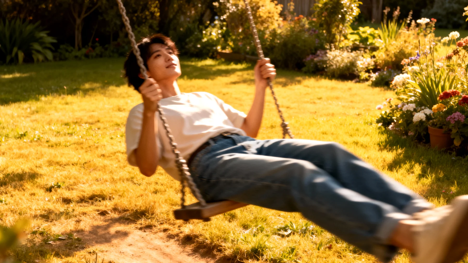 Dondolo da giardino"