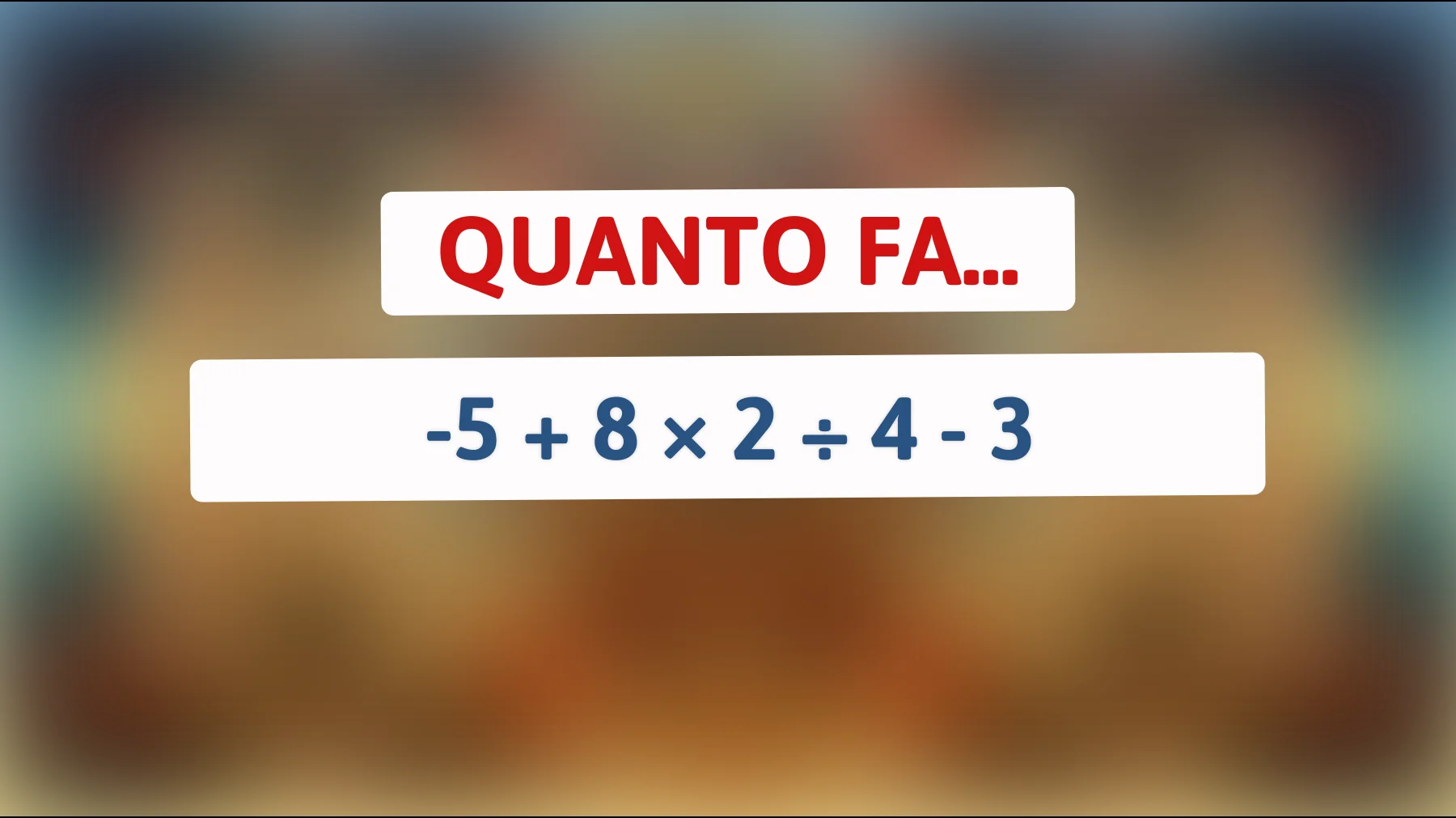 Solo i cervelli più brillanti risolvono questo enigma matematico: scopri se sei tra loro!"