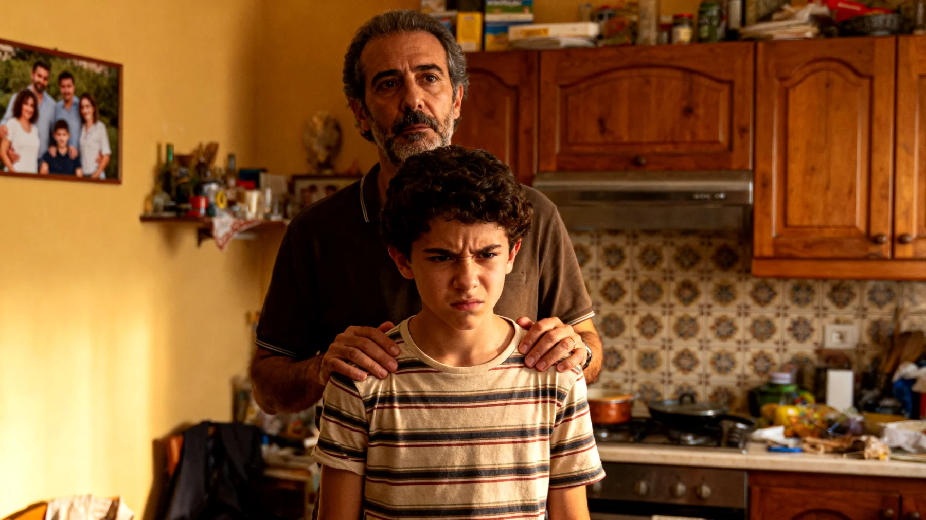 Papà che fatica a lasciare autonomia agli adolescenti per timore che si facciano male o prendano decisioni sbagliate, controllando eccessivamente le loro scelte e limitando le loro esperienze di crescita"