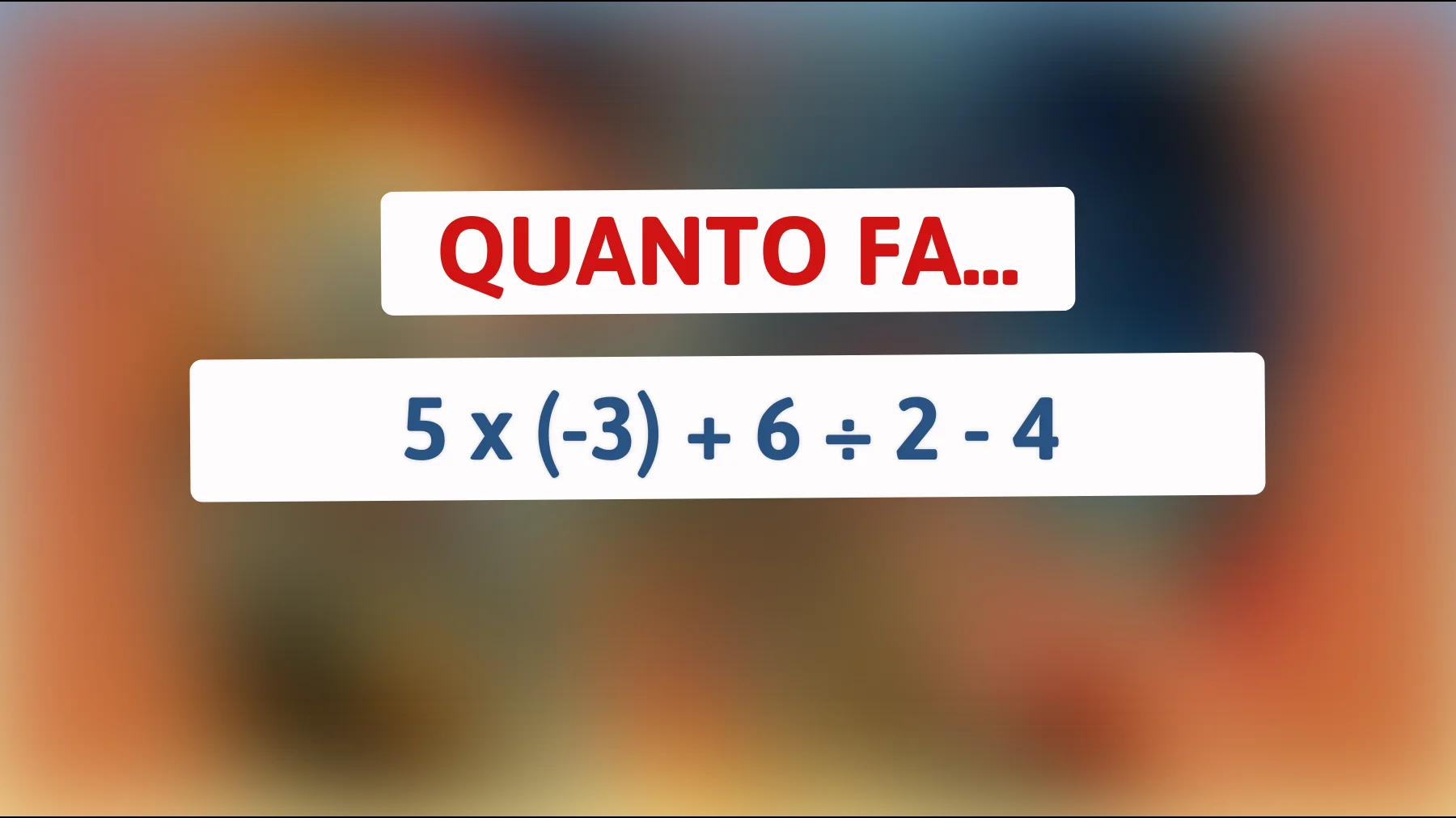 "Solo le menti più brillanti possono risolvere questo enigma matematico: scopri se fai parte dell'élite intellettuale!""