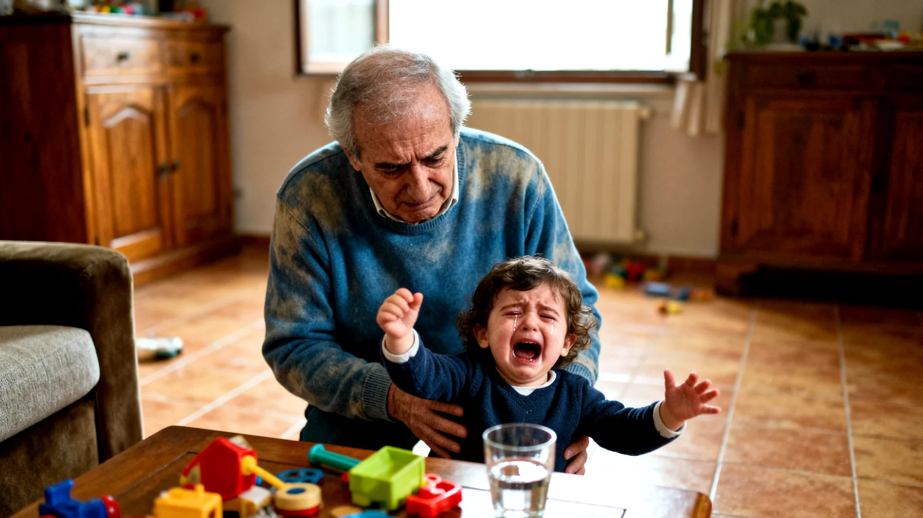 Il nonno fatica a gestire le crisi emotive dei nipoti bambini (pianto improvviso, capricci, esplosioni di rabbia) e si sente inadeguato nel calmarli e aiutarli a ritrovare serenità"